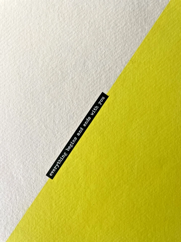 Perfect Christmas Gift — Everything Begins and Ends With You - Art - Painting Foto 2 de 4