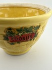 Vintage Shawnee USA Yellow Fruit Basket Cookie Jar w Lid Grapes Apples #84 — photo 5