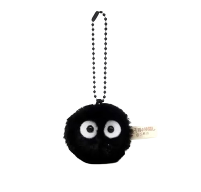 #ad New Japan Spirited Away Movie Black Susuwatari Dust Ball Wandering Soot KeyChain $9.98