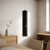HäNgeleuchte Pendelleuchte Deckenleuchte Schwarz Akku Led Taschenlampe H 120 Cm