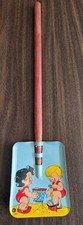 OHIO ART SHOVEL CHILD'S SAND BEACH METAL TIN LITHO TOY CO 157 Vintage blue wood