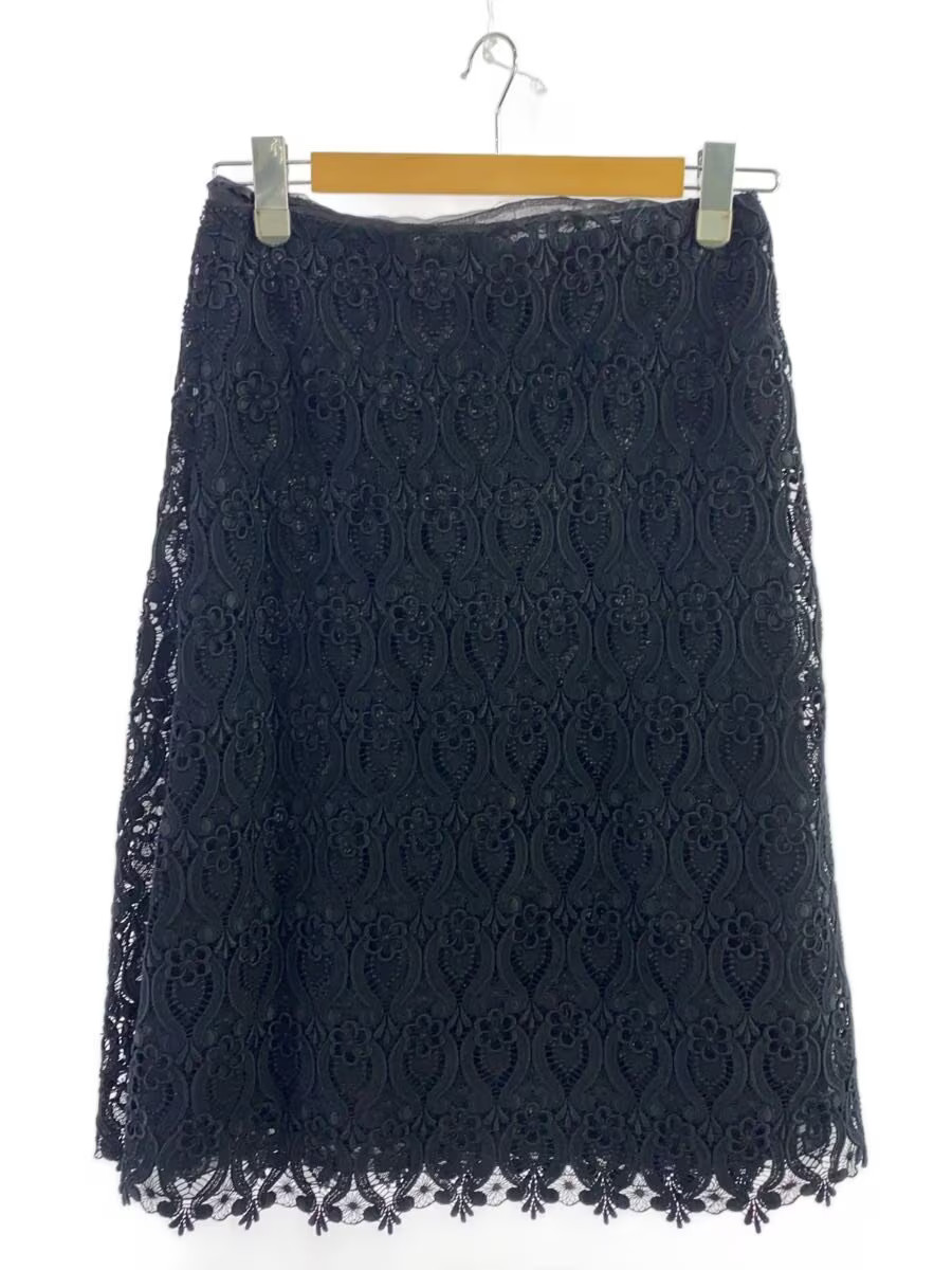 VALENTINO Skirt, Size 42, Cotton, Black (eb0gn613-v70319b)