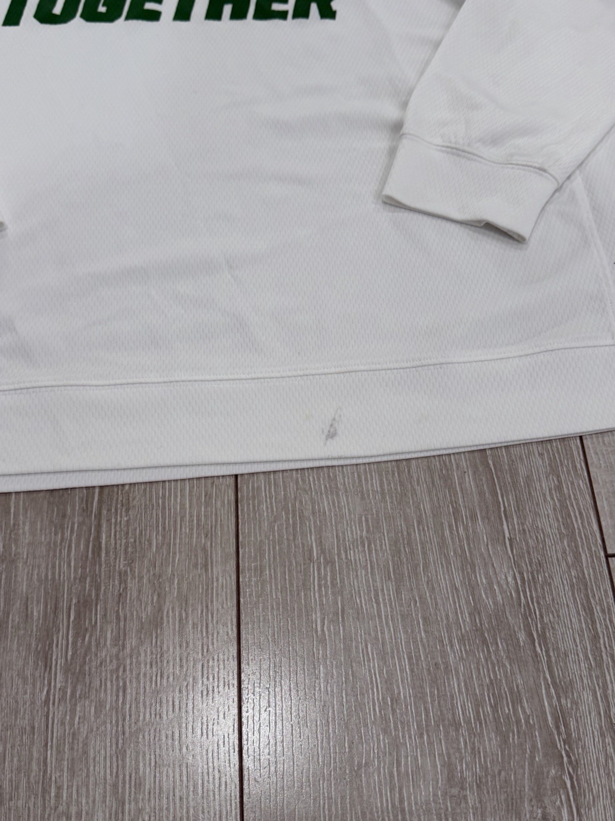 Men XL Nike Oregon Ducks Team Issued Long Sleeve Shooting Shirt Fly Together  thumbnail 4