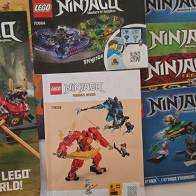LEGO Ninjago Instruction Manual Booklets Lot 9448, 9449 and more.