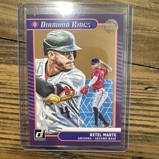 2021 Donruss Rare Artist Proof #1/10🔥Diamond Kings Ketel Marte Arizona Dbacks