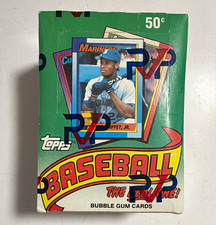 1990 Topps Wax Box.   RVP AUTHENTICATION AND WRAP.  Qty. Available.