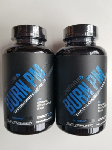 2 Stück SculptNation Burn PM Thermogenic Fatburner, 60 Kapseln - NEU / VERSIEGELT