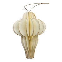 Papier Ornament Creme Ca. 40 Cm Tischdeko Weihnachten Diy Advent