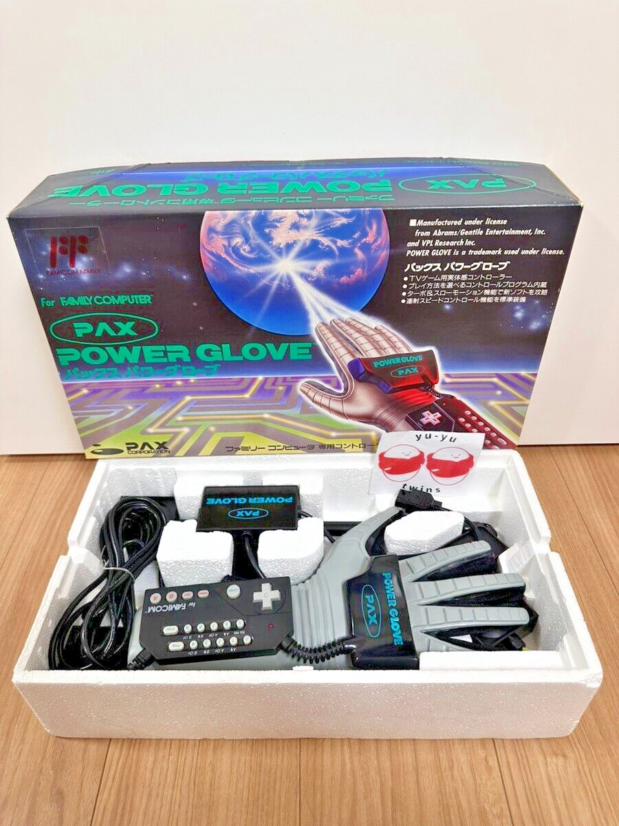 Pax Power Glove Nintendo Famicom NES Controller Familie Computer Videospiel
