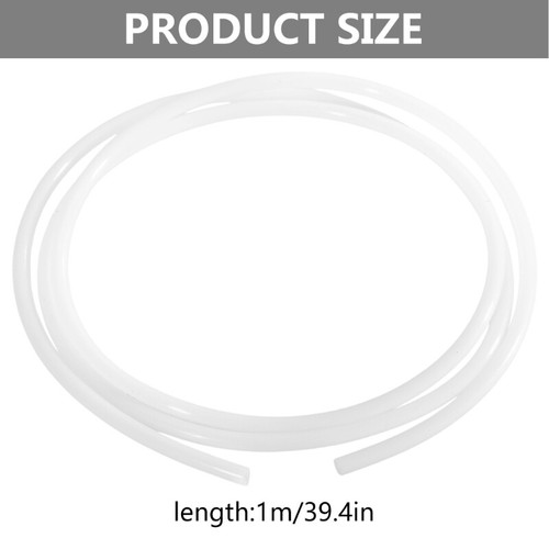1M 3D Printer Tube Bowden Reprap 2x4mm Feed Tube PTFE 1.75mm - Zdjęcie 8 z 17