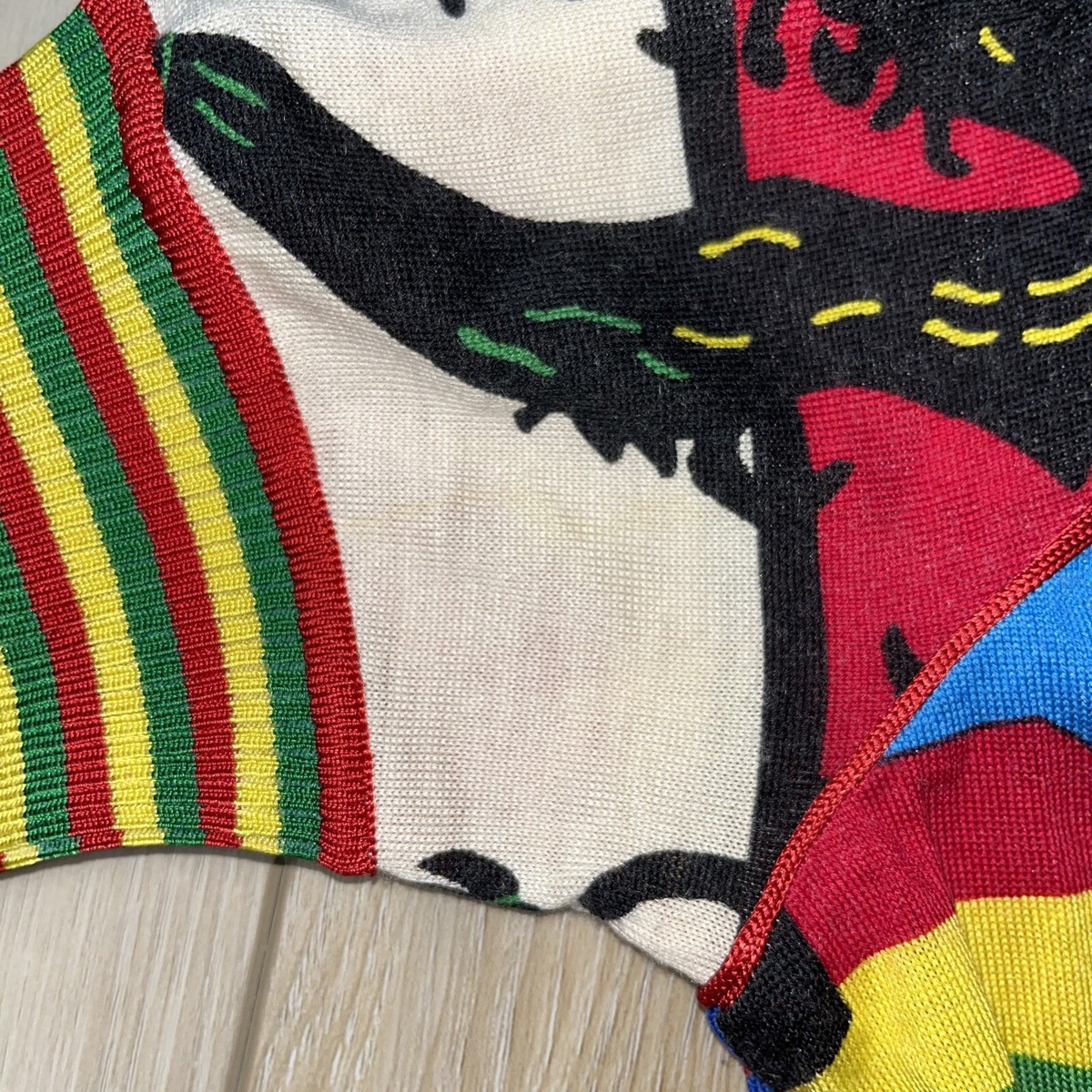 Vintage CHRISTIAN DIOR BY JOHN GALLIANO RASTA MANIA KNIT ZIP Vintage CHRISTIAN DIOR BY JOHN GALLIANO RASTA MANIA KNIT ZIP