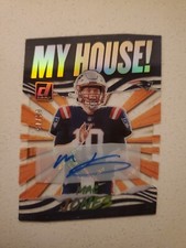 MAC JONES 2021 Panini Clearly Donruss Autograph Rookie 08/15 NE Patriots Alabama