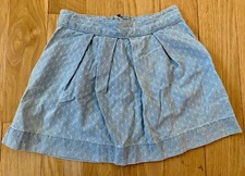 Girls Gap Kids Light Denim Skirt Size 5 EEUC Skort