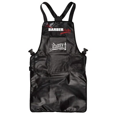 BARBEROLOGY Professional Barber uniform Jeans Apron, Haircut Apron, barber apron,Black Apron