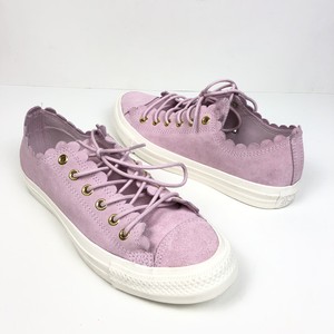 BORDE festoneado Converse Con Cordones Zapatillas De Color Rosa para Mujer  7.5 | eBay