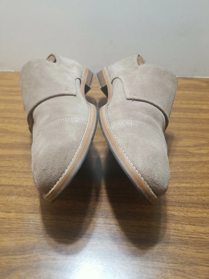 H&M PARTE SUPERIOR DE GAMUZA Y FORRO DE CUERO 11.5/D/M/ EE. UU./CORREA LATERAL HECHA EN PORTUGAL #14 Foto 4 de 4