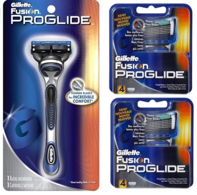 9 Gillette FUSION Proglide Manual Razor Blades Cartridges Shaver Fits Flexball