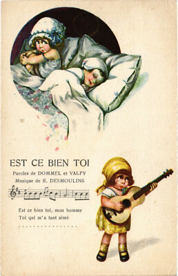 PC ARTIST SIGNED, ASTREA, EST CE BIEN TOI, Vintage Postcard (b46296)