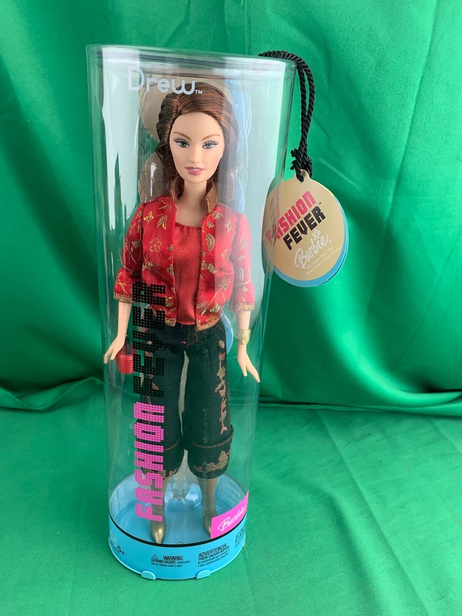 FASHION FEVER BARBIE DREW RED SATIN H0644 | eBay