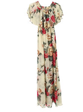 Show Me Your Mumu Off The Shoulder Floral Cottagecore Hawaiian Maxi Dress XS EUC