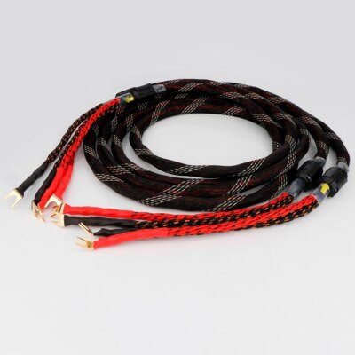 HIFI speaker cable amplifier OFC speaker cable with Banana Spade plug