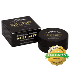 Shilajit Resin Pure Altai, Golden Grade, High-Quality, 2-Month Supply, 40g