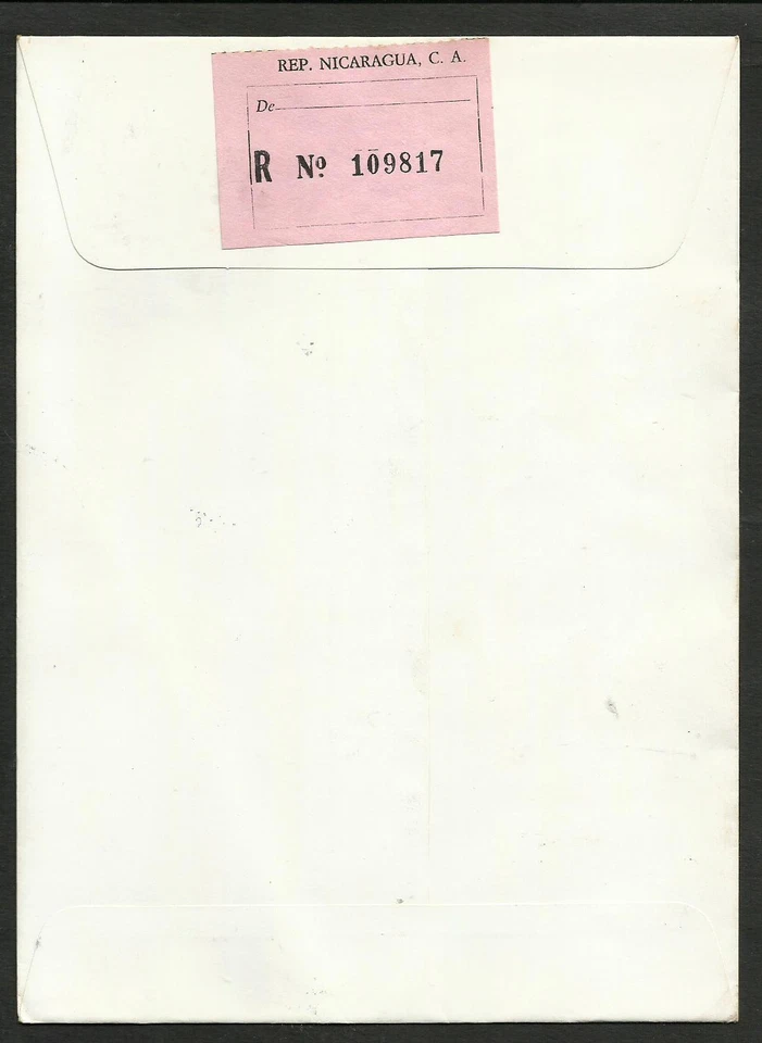 SOCCER WORLD CUP 1982 NICARAGUA (BLOCK) FDC VERY FINE - Image 2 of 2