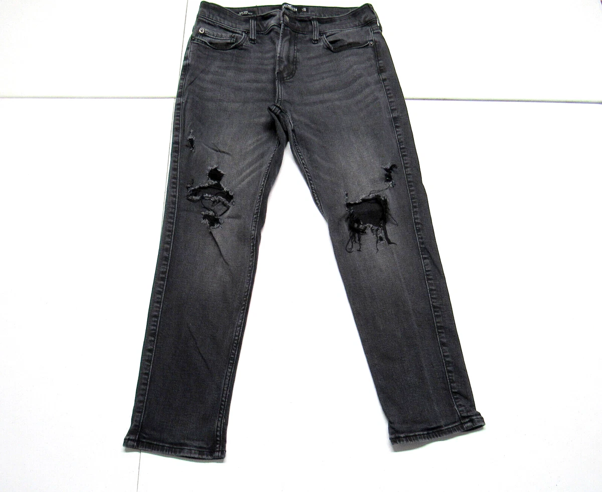 Hollister taper best sale jeans