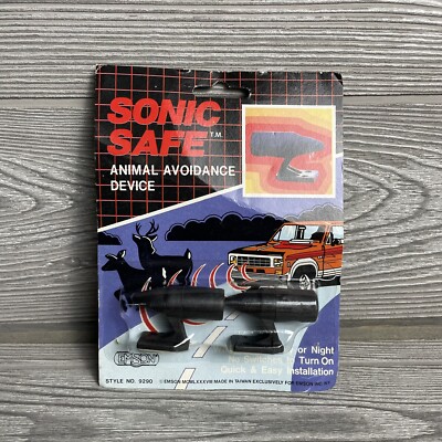 EMSON SONIC SAFE ANIMAL AVOIDANCE DEVICE # 9290 VINTAGE CAR TRUCK 1988 NIP