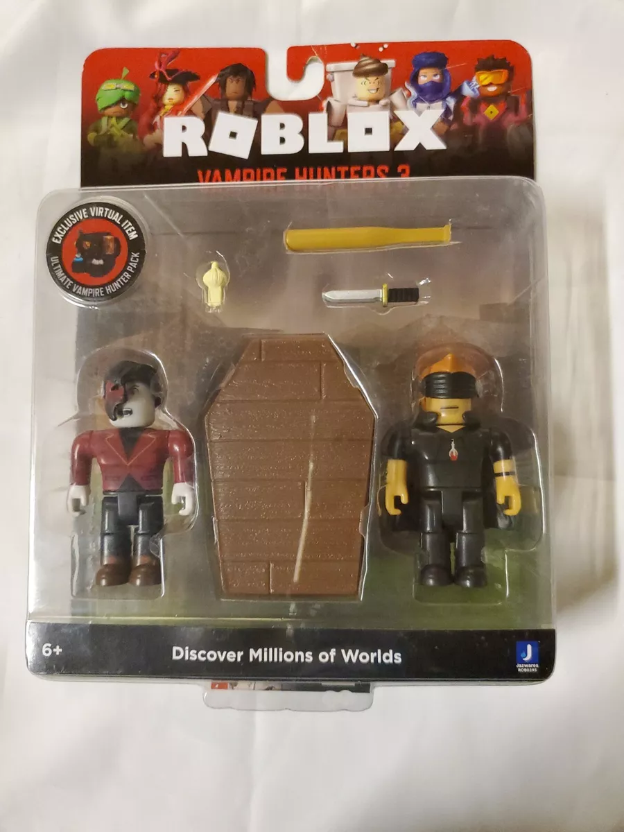 Roblox Vampire Hunters 3 - 2.5 Action Figure 2-Pack - 6 Pcs w/ Virtual  Item New