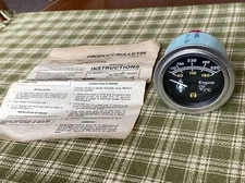 Vtg Teleflex Marine 2” 80 PSI 500 kPa Electrical Oil Pressure Gauge No Hardware