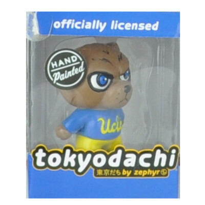 Mascotte Zephyr UCLA Bruins - Tokyo Dachi - Collection Peinte à La Main - Bleu