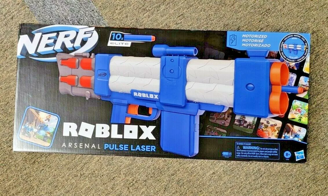 NERF ROBLOX GUNS! Arsenal Pulse Laser and more! 