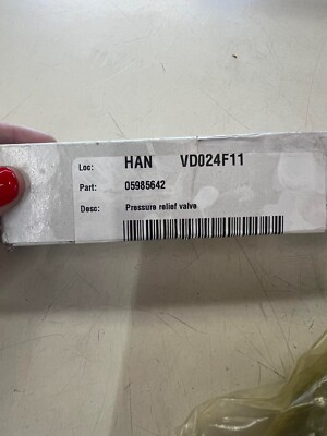 #ad Bomag Hydraulic Pressure Relief Valve 05985642 $1427.66