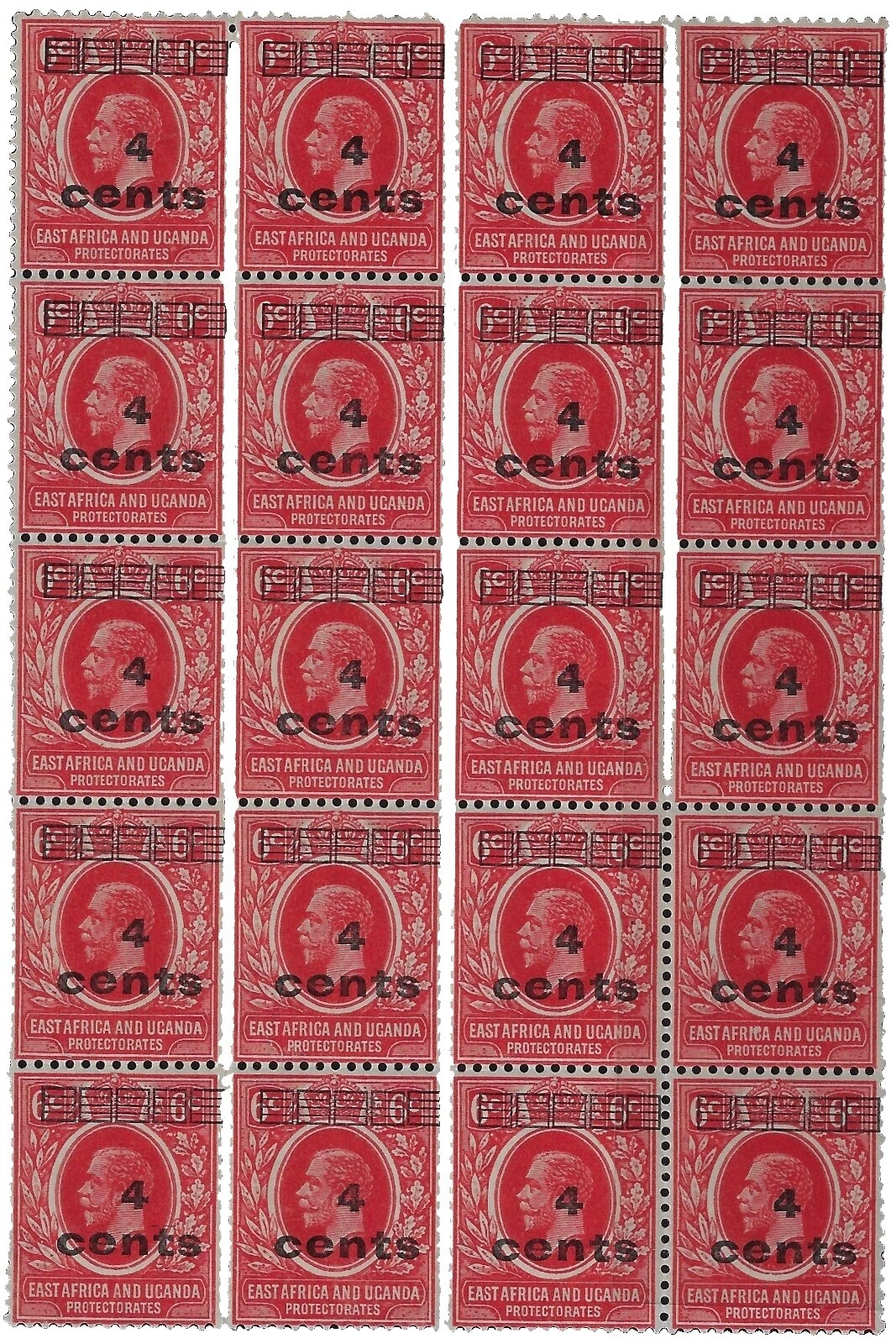 Mint Never Hinged/MNH George V (1910-1936) British Colonies & Territories Stamp Blocks