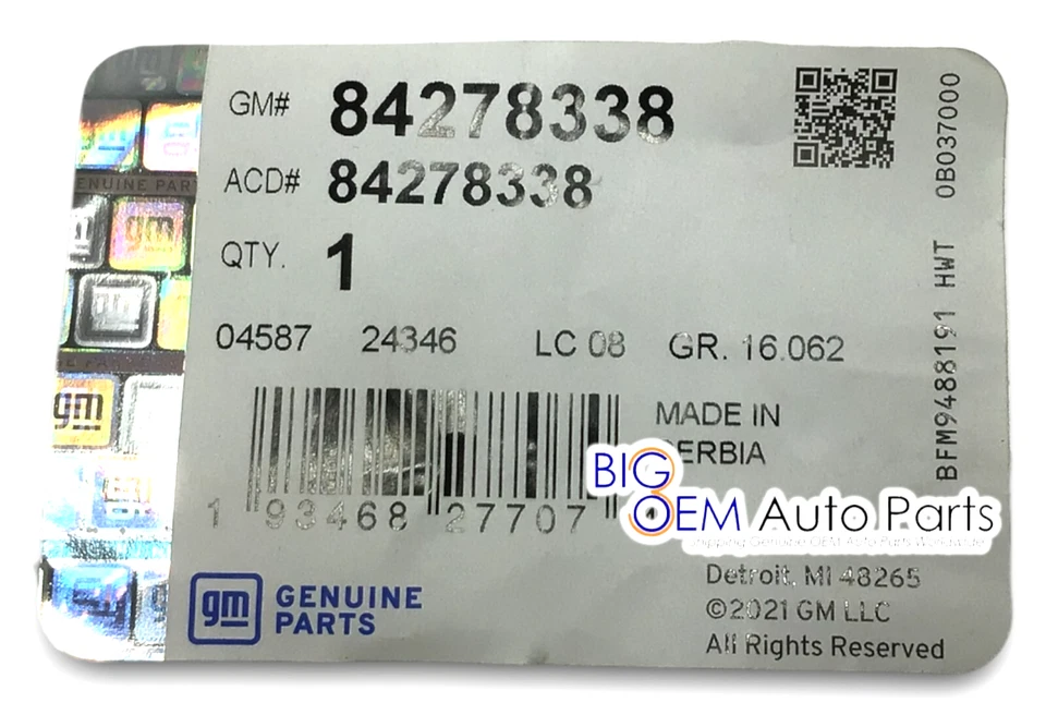 Limpiaparabrisas 21-25 Tahoe Suburban ESV Yukon Escalade nuevo OEM 84278338 Foto 4 de 4