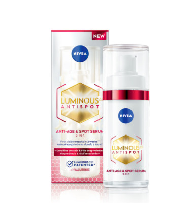 Nivea Luminous 630 AntiSpot 2-in-1 Anti Age & Spot Serum Hyaluronic Acid 30ml