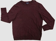  60 Nautica Men's Red Long-Sleeve Crew-Neck Pullover Sweater Size XL