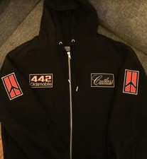 OLDS CUTLASS 442 Zip up Custom Hoodie G-Body Shop Authentic Throwback 2XL 