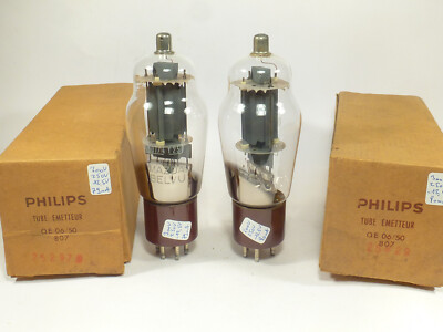 one vintage Mazda Belvu, made by Philips 807 4Y25 VT100 QE06/50, 4Y25 NOS & NIB