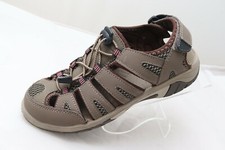 Eddie Bauer Blakely Womens Size 6M Brown Leather Strappy Fisherman Sandals Shoes