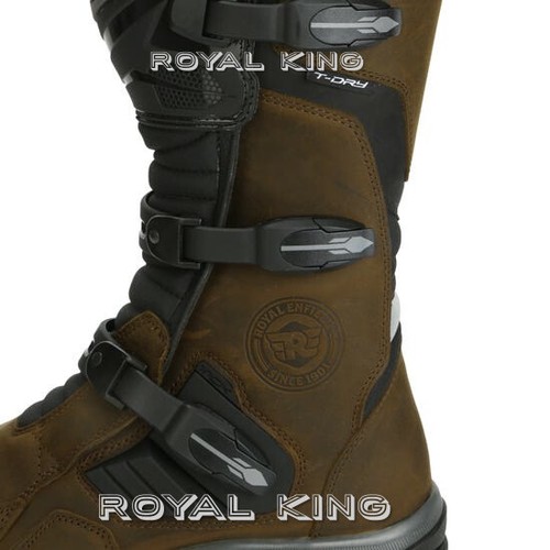 Royal Enfield Stelvio WP Riding Boots - Brown - Picture 7 of 13