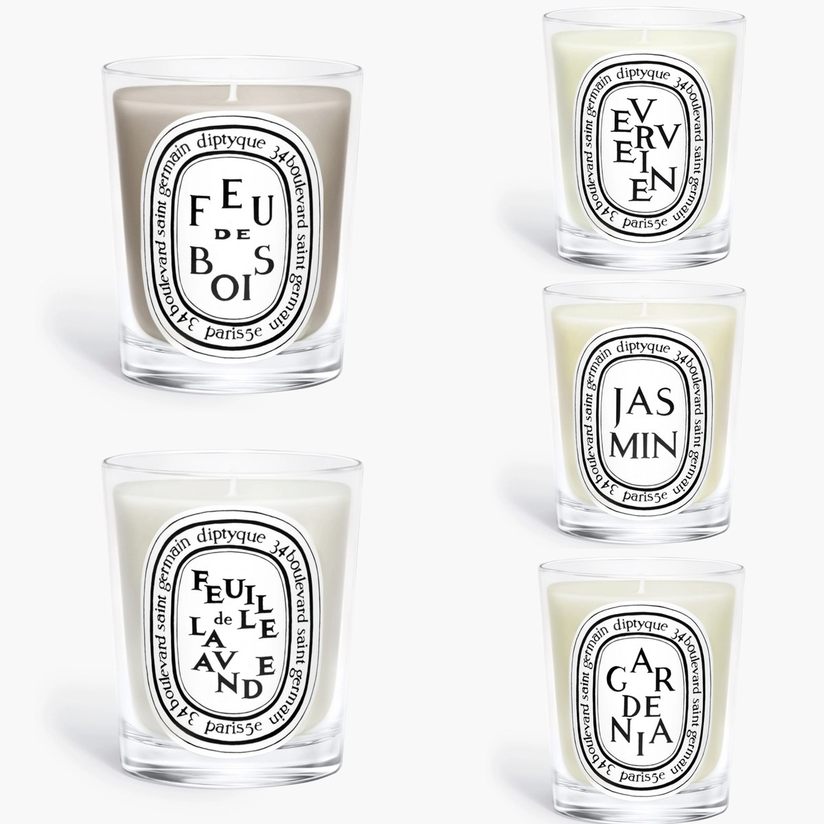 Diptyque bougie parfumée 190g 5 Types Diptyque Classic Scented Candle 6.5oz/190g Wax *New in Box
