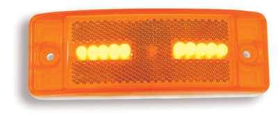 Grote G2103 M/C Light Yellow Hi Count LED Light Turtleback II Series