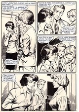 PANIQUE A WAKE PLANCHE ORIGINALE OSS 117 ADAPTATION BD ROMAN JEAN BRUCE PAGE 30