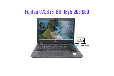 Fujitsu Lifebook U728 i5-8250u 16GB RAM 512GB SSD 12,5 Zoll FullHD Win11 Pro