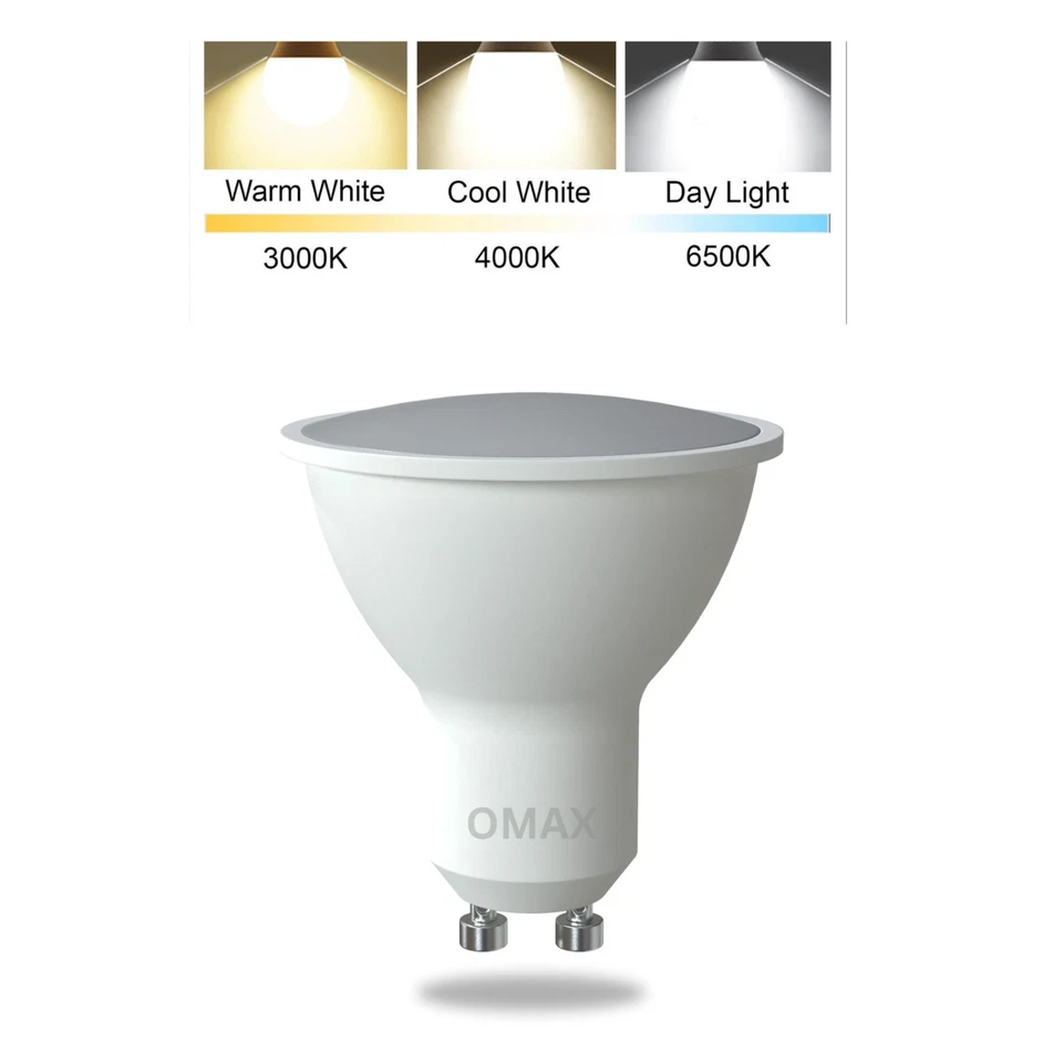 LED 5W GU10 Light Bulbs Spotlight Cool Day Warm White Energy Saving A+ - Image 2 of 4