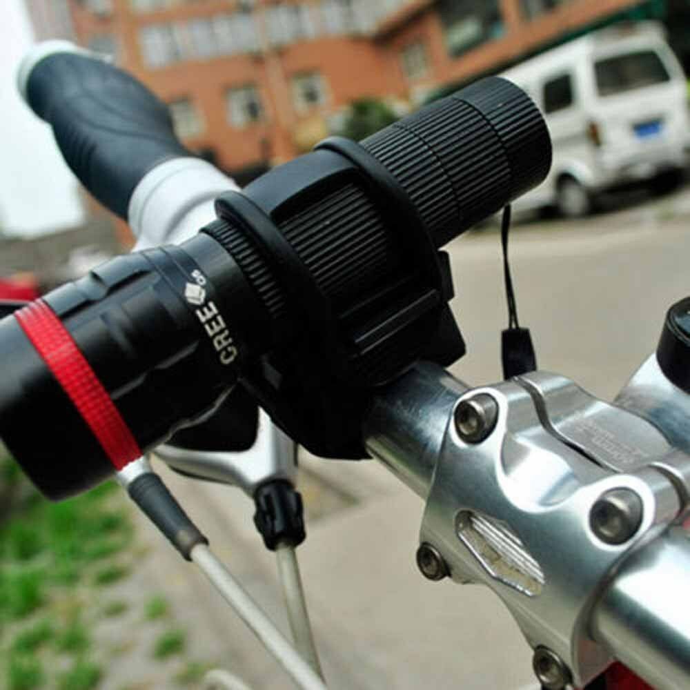 Cycling Bicycle Bike Mount Holder 360&deg; for LED Flashlight Torch Clip Clamp