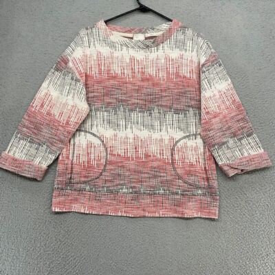 Postmark Anthropologie Top Womens Medium Indie Southwestern Pockets Sweatshirt