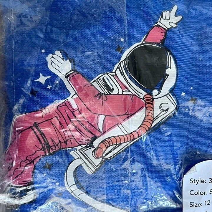 Conjunto de pijama Oskhosh para niños Space Dude juvenil 12 camisas joggers nuevo con etiquetas Foto 4 de 4